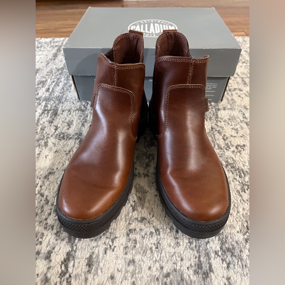 Palladium Chelsea Boots 6 Leather, Cognac